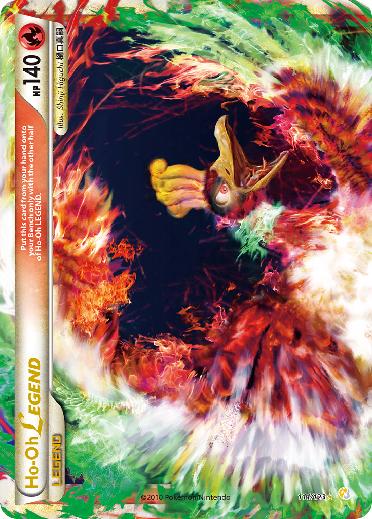 Ho-Oh LEGEND (111/123) [HeartGold & SoulSilver: Base Set] | Dragon's Lair Comics and Fantasy Houston TX