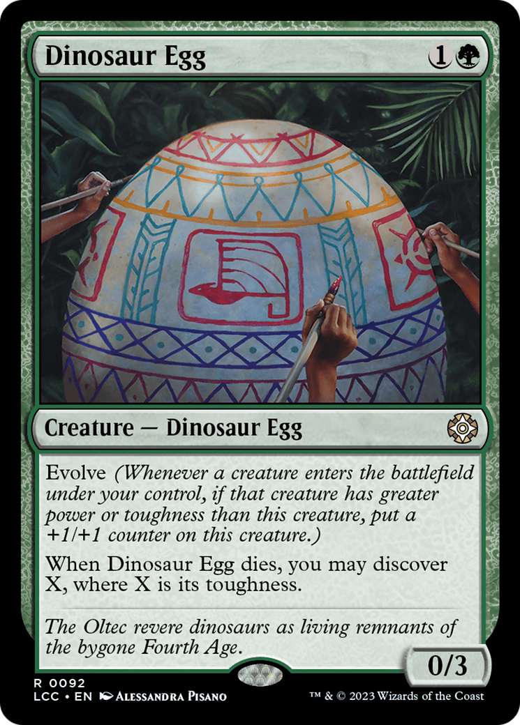 Dinosaur Egg [The Lost Caverns of Ixalan Commander] | Dragon's Lair Comics and Fantasy Houston TX