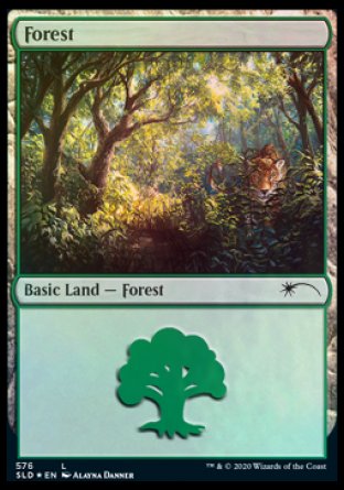 Forest (Cats) (576) [Secret Lair Drop Promos] | Dragon's Lair Comics and Fantasy Houston TX