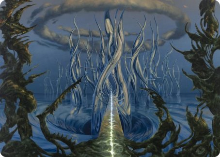 Tanglepool Bridge Art Card [Modern Horizons 2 Art Series] | Dragon's Lair Comics and Fantasy Houston TX