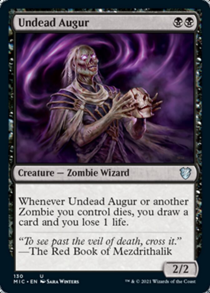 Undead Augur [Innistrad: Midnight Hunt Commander] | Dragon's Lair Comics and Fantasy Houston TX