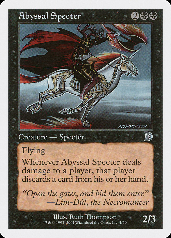 Abyssal Specter [Deckmasters] | Dragon's Lair Comics and Fantasy Houston TX