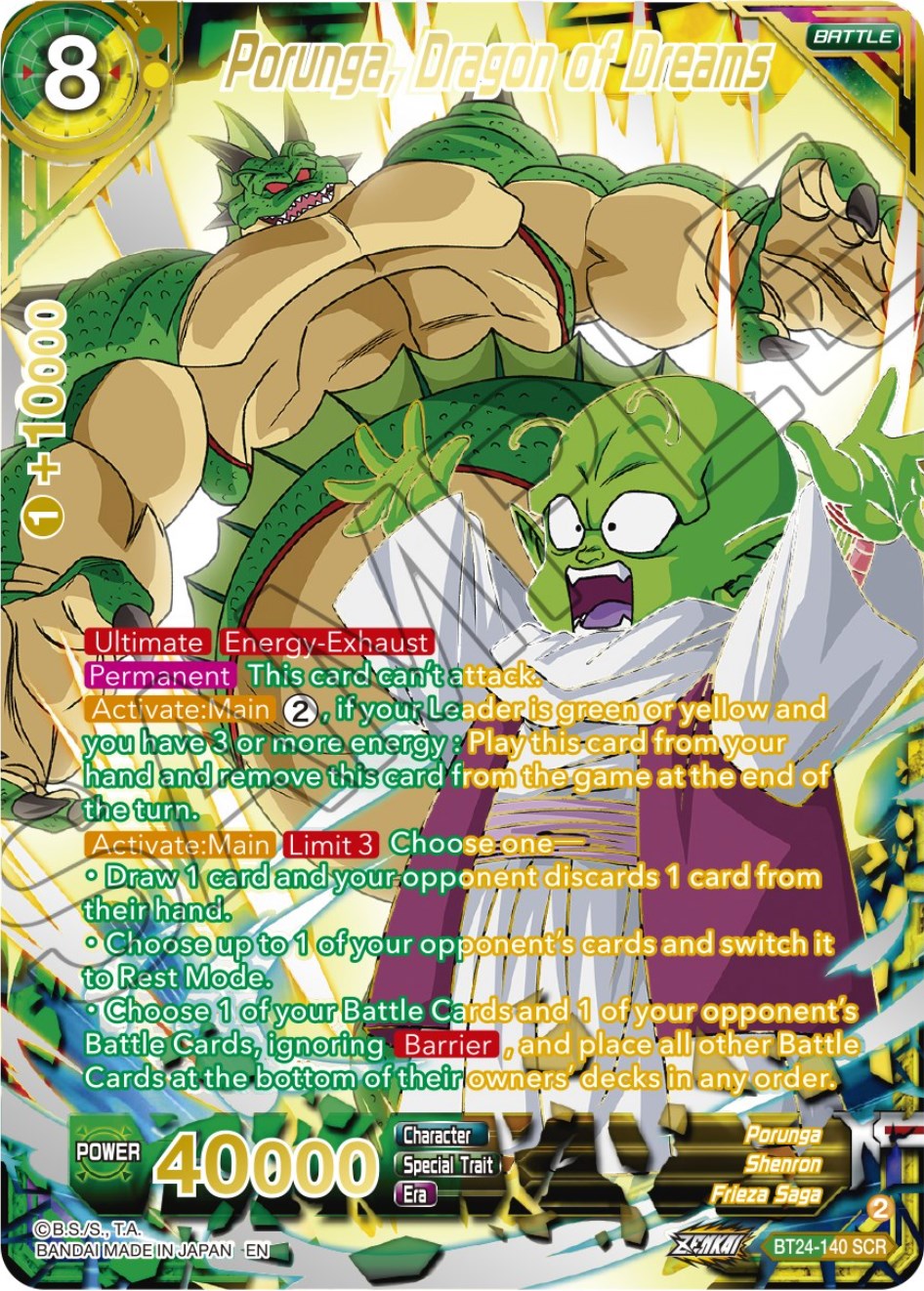 Porunga, Dragon of Dreams (Collector Booster) (BT24-140) [Beyond Generations] | Dragon's Lair Comics and Fantasy Houston TX