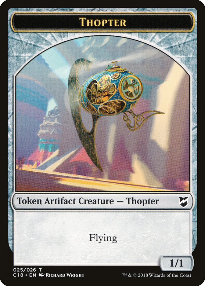 Thopter Token (025/026) [Commander 2018 Tokens] | Dragon's Lair Comics and Fantasy Houston TX