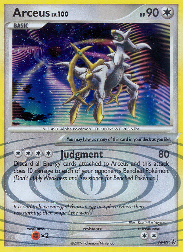 Arceus (DP50) [Diamond & Pearl: Black Star Promos] | Dragon's Lair Comics and Fantasy Houston TX