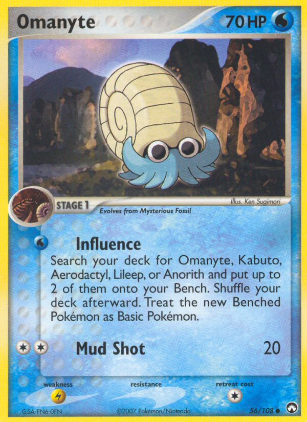 Omanyte (56/108) [EX: Power Keepers] | Dragon's Lair Comics and Fantasy Houston TX