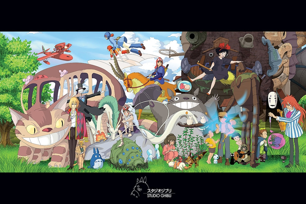 Poster: Studio Ghibli Collage | Dragon's Lair Comics and Fantasy Houston TX