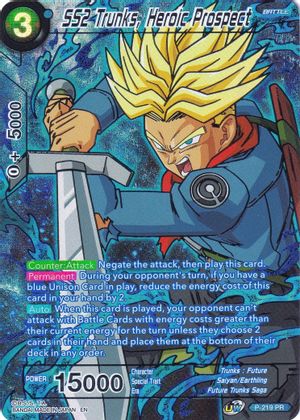 SS2 Trunks, Heroic Prospect (P-219) [Collector's Selection Vol. 2] | Dragon's Lair Comics and Fantasy Houston TX