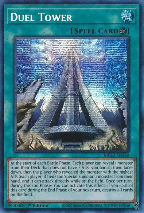 Duel Tower [MP22-EN269] Prismatic Secret Rare | Dragon's Lair Comics and Fantasy Houston TX