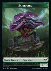 Saproling // Powerstone Double-Sided Token [Dominaria United Tokens] | Dragon's Lair Comics and Fantasy Houston TX