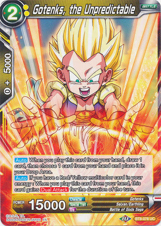 Gotenks, the Unpredictable (BT8-078) [Malicious Machinations] | Dragon's Lair Comics and Fantasy Houston TX