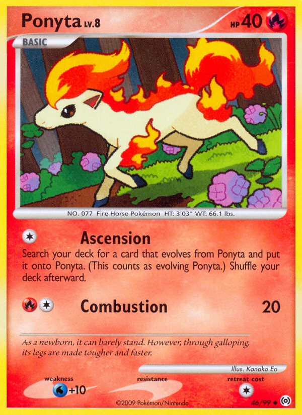 Ponyta (46/99) [Platinum: Arceus] | Dragon's Lair Comics and Fantasy Houston TX