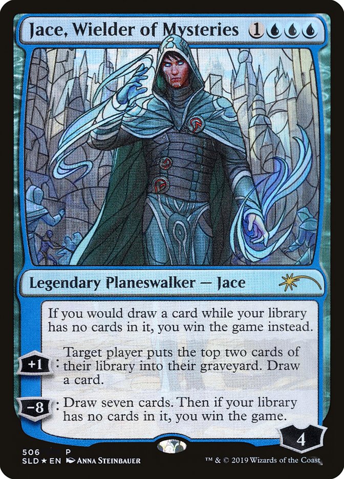 Jace, Wielder of Mysteries (Stained Glass) [Secret Lair Drop Promos] | Dragon's Lair Comics and Fantasy Houston TX