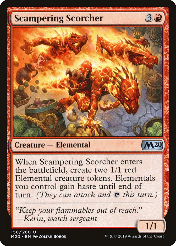 Scampering Scorcher [Core Set 2020] | Dragon's Lair Comics and Fantasy Houston TX