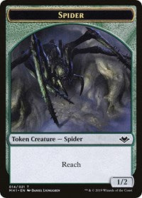 Spider // Spirit Double-Sided Token [Modern Horizons Tokens] | Dragon's Lair Comics and Fantasy Houston TX