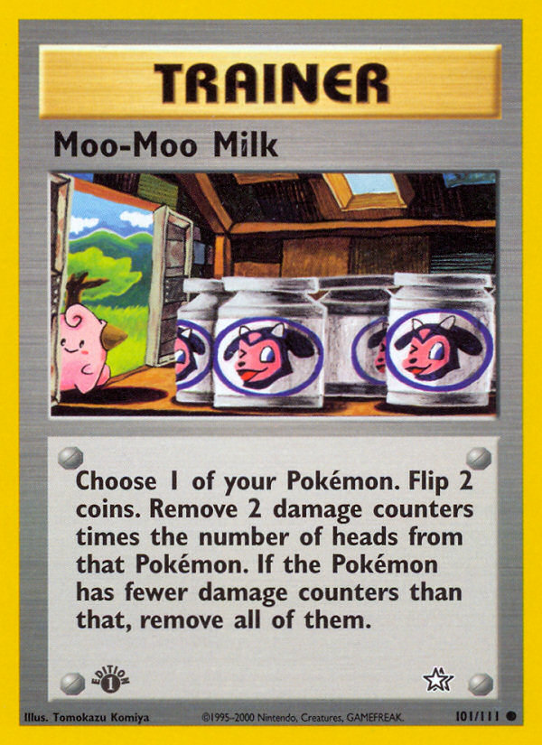 Moo-Moo Milk (101/111) [Neo Genesis 1st Edition] | Dragon's Lair Comics and Fantasy Houston TX