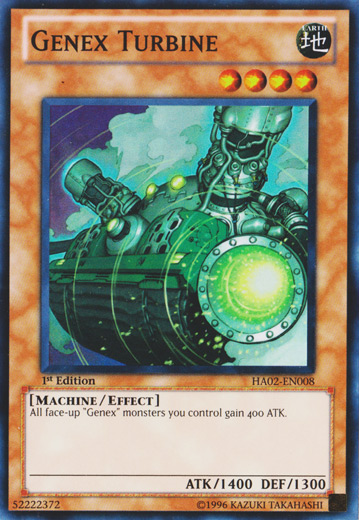 Genex Turbine [HA02-EN008] Super Rare | Dragon's Lair Comics and Fantasy Houston TX