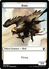 Bird (001) // Sculpture Double-Sided Token [Commander 2019 Tokens] | Dragon's Lair Comics and Fantasy Houston TX