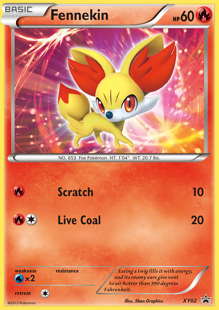 Fennekin (XY02) [XY: Black Star Promos] | Dragon's Lair Comics and Fantasy Houston TX