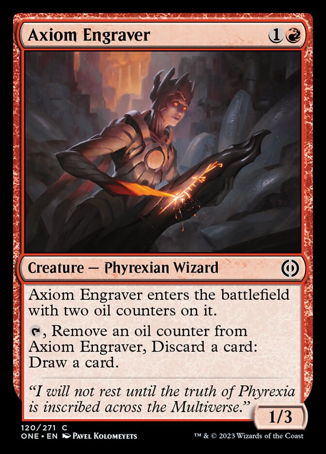 Axiom Engraver [Phyrexia: All Will Be One] | Dragon's Lair Comics and Fantasy Houston TX