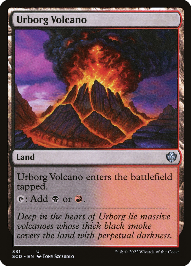 Urborg Volcano [Starter Commander Decks] | Dragon's Lair Comics and Fantasy Houston TX