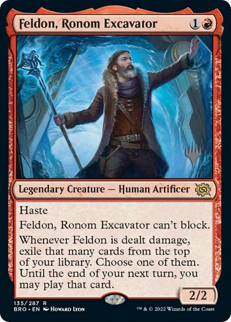 Feldon, Ronom Excavator (Promo Pack) [The Brothers' War Promos] | Dragon's Lair Comics and Fantasy Houston TX