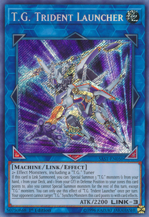 T.G. Trident Launcher [SAST-EN050] Secret Rare | Dragon's Lair Comics and Fantasy Houston TX