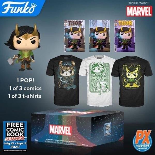 Free Comic Book Day 2020 Funko Previews Exclusive Marvel Mystery Box A Size LG | Dragon's Lair Comics and Fantasy Houston TX