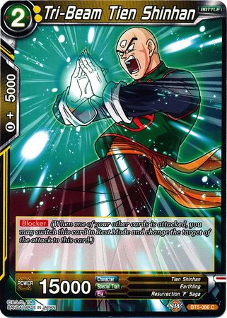 Tri-Beam Tien Shinhan (BT5-086) [Miraculous Revival] | Dragon's Lair Comics and Fantasy Houston TX