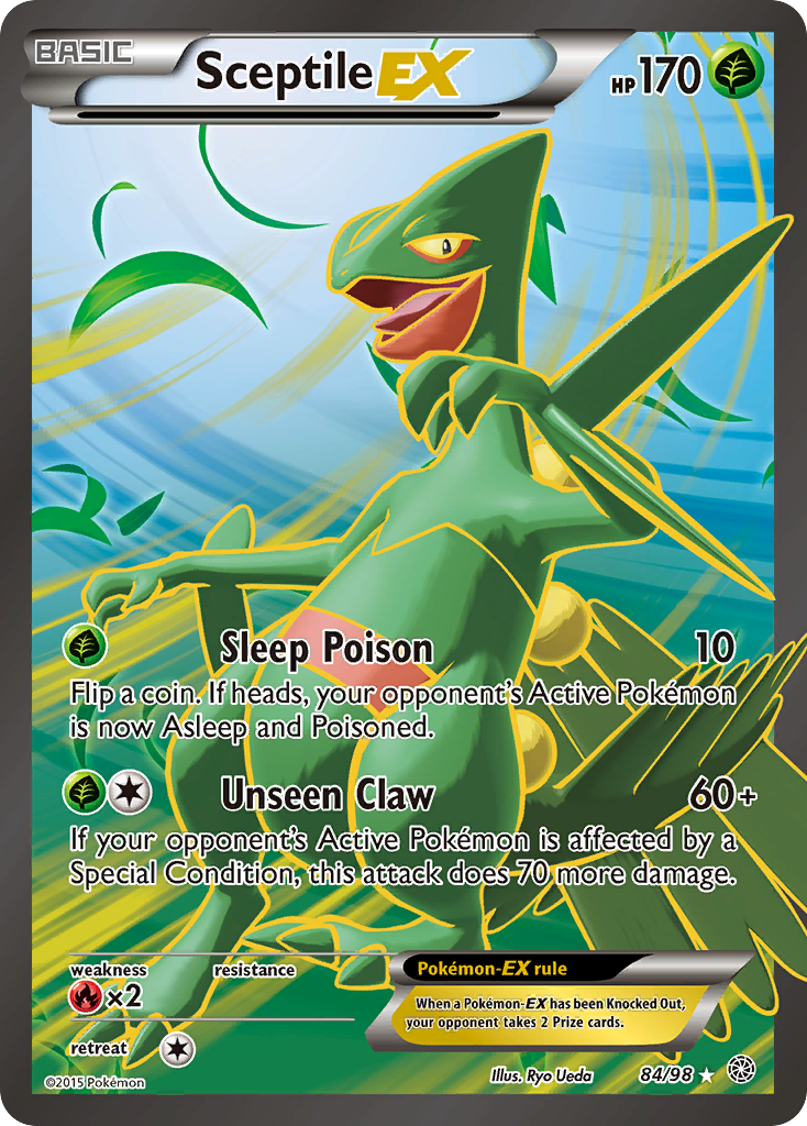 Sceptile EX (84/98) [XY: Ancient Origins] | Dragon's Lair Comics and Fantasy Houston TX