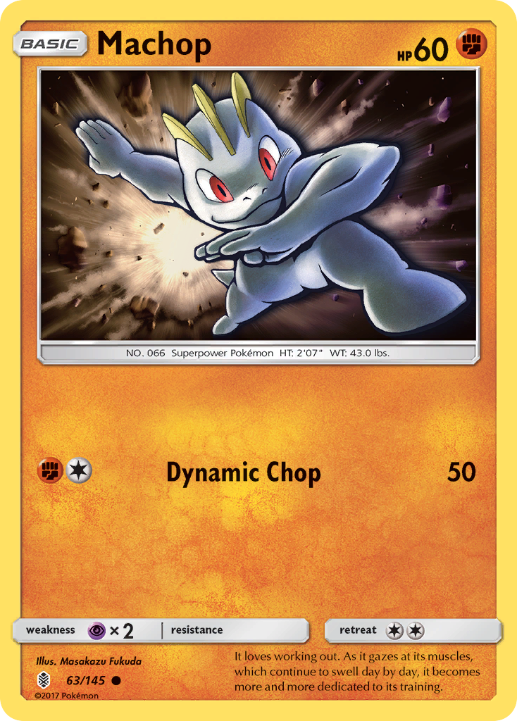 Machop (63/145) [Sun & Moon: Guardians Rising] | Dragon's Lair Comics and Fantasy Houston TX