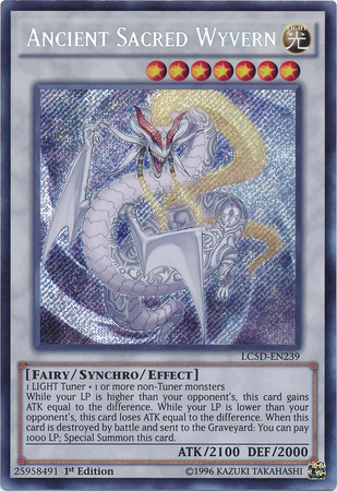 Ancient Sacred Wyvern [LC5D-EN239] Secret Rare | Dragon's Lair Comics and Fantasy Houston TX