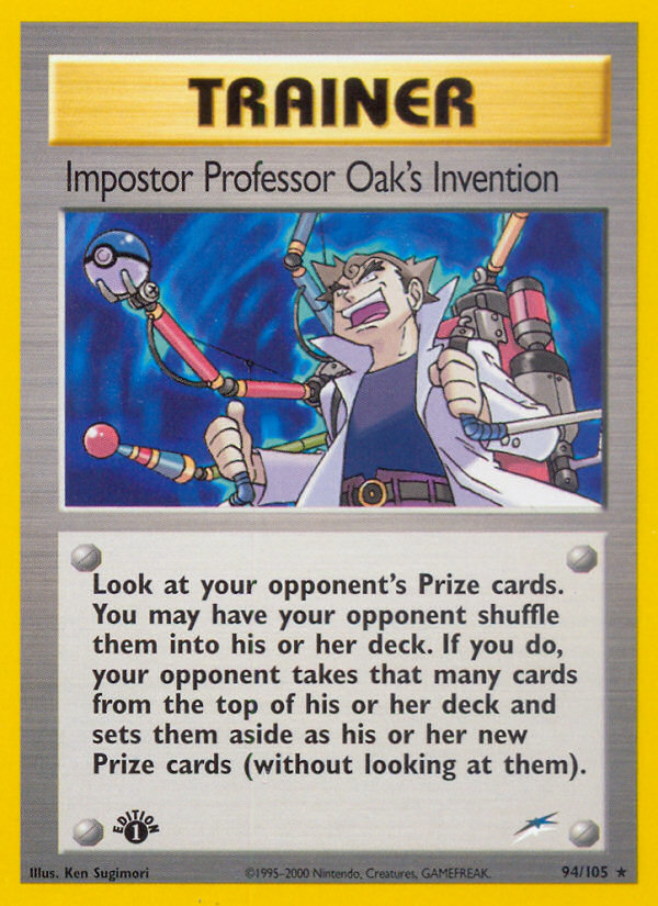 Impostor Professor Oak's Invention (94/105) [Neo Destiny 1st Edition] | Dragon's Lair Comics and Fantasy Houston TX