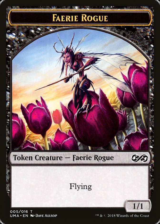 Faerie Rogue Token [Ultimate Masters Tokens] | Dragon's Lair Comics and Fantasy Houston TX