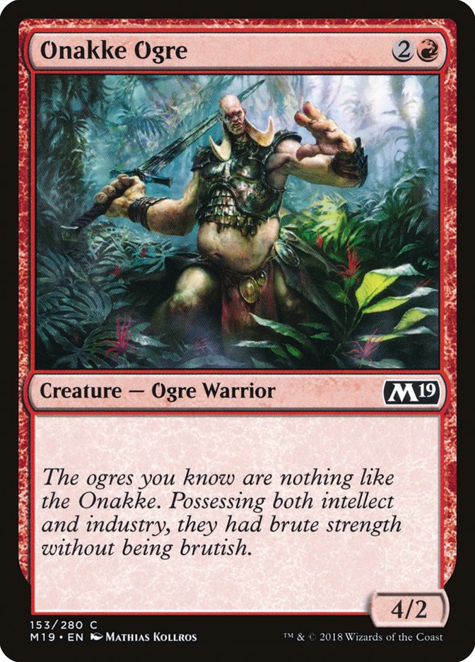 Onakke Ogre [Core Set 2019] | Dragon's Lair Comics and Fantasy Houston TX