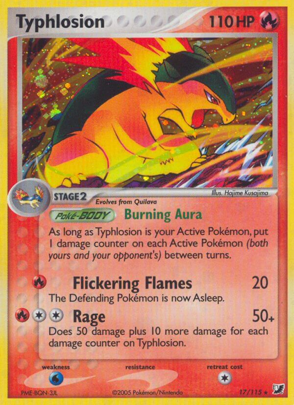 Typhlosion(17/115) (Theme Deck Exclusive) [EX: Unseen Forces] | Dragon's Lair Comics and Fantasy Houston TX