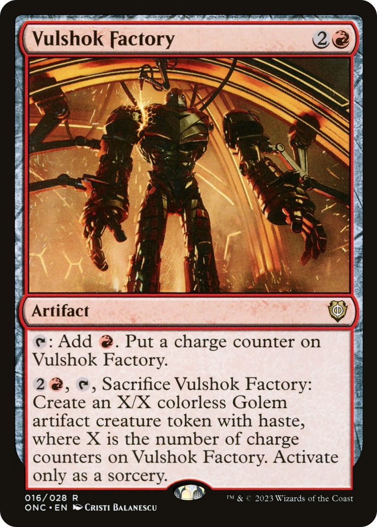 Vulshok Factory [Phyrexia: All Will Be One Commander] | Dragon's Lair Comics and Fantasy Houston TX