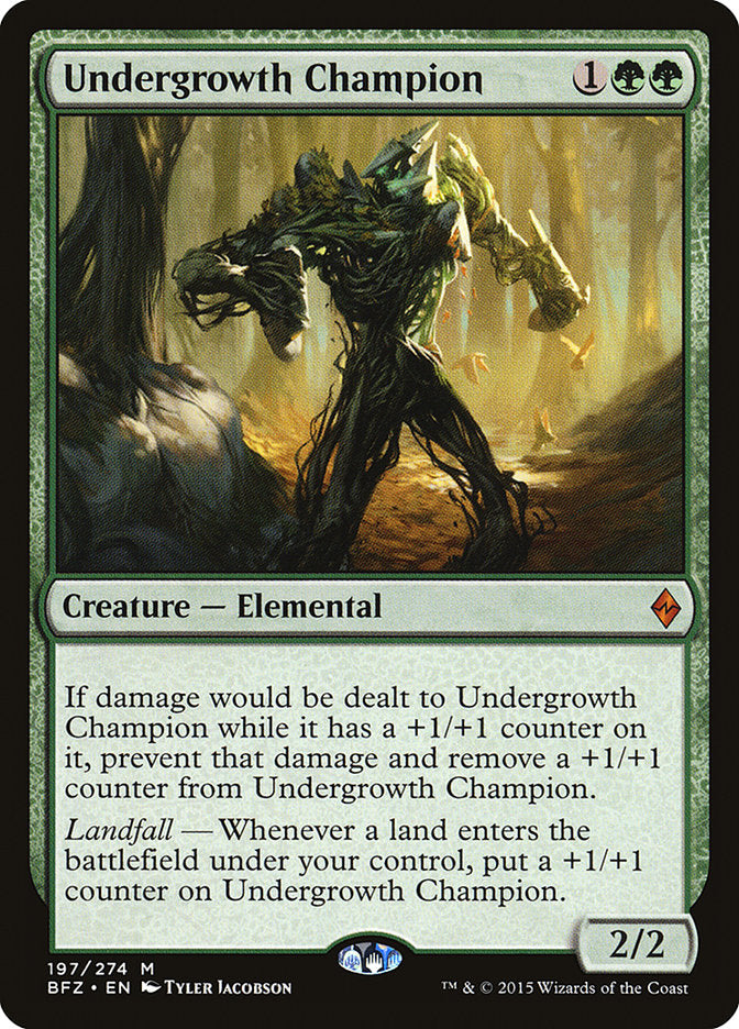 Undergrowth Champion [Battle for Zendikar] | Dragon's Lair Comics and Fantasy Houston TX