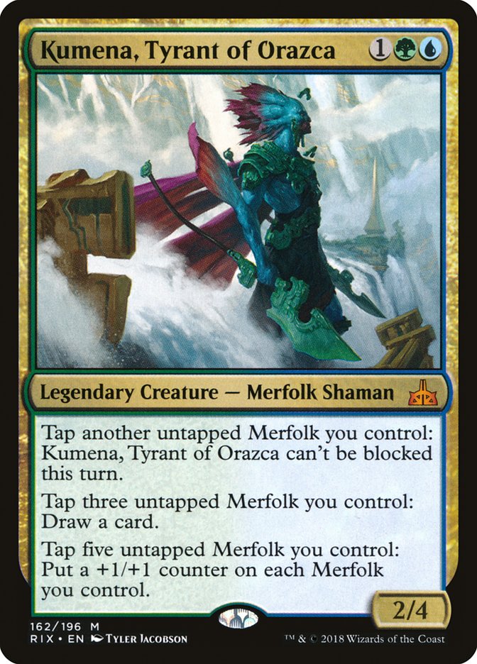 Kumena, Tyrant of Orazca [Rivals of Ixalan] | Dragon's Lair Comics and Fantasy Houston TX