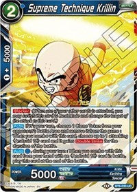 Supreme Technique Krillin (BT8-030_PR) [Malicious Machinations Prerelease Promos] | Dragon's Lair Comics and Fantasy Houston TX