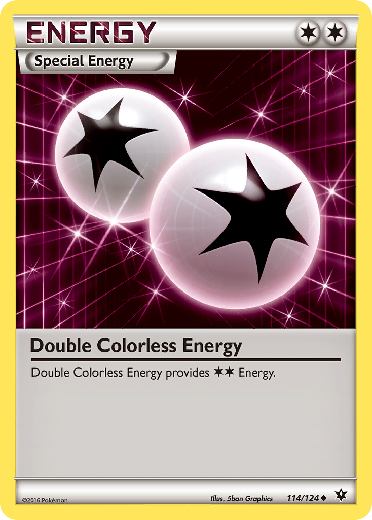 Double Colorless Energy (114/124) [XY: Fates Collide] | Dragon's Lair Comics and Fantasy Houston TX