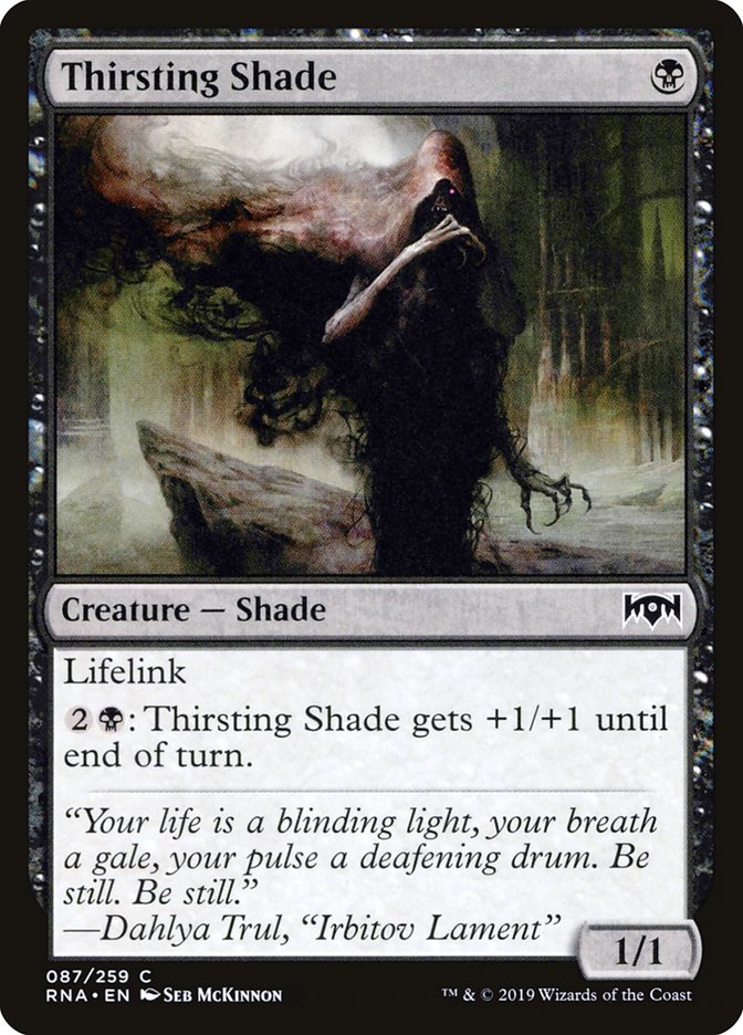 Thirsting Shade [Ravnica Allegiance] | Dragon's Lair Comics and Fantasy Houston TX