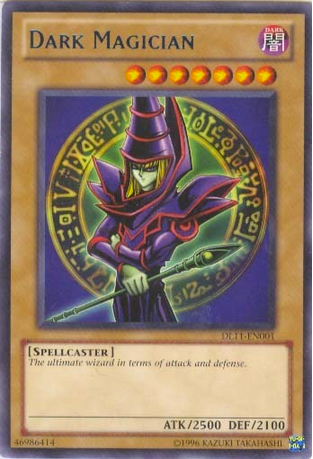 Dark Magician (Blue) [DL11-EN001] Rare | Dragon's Lair Comics and Fantasy Houston TX