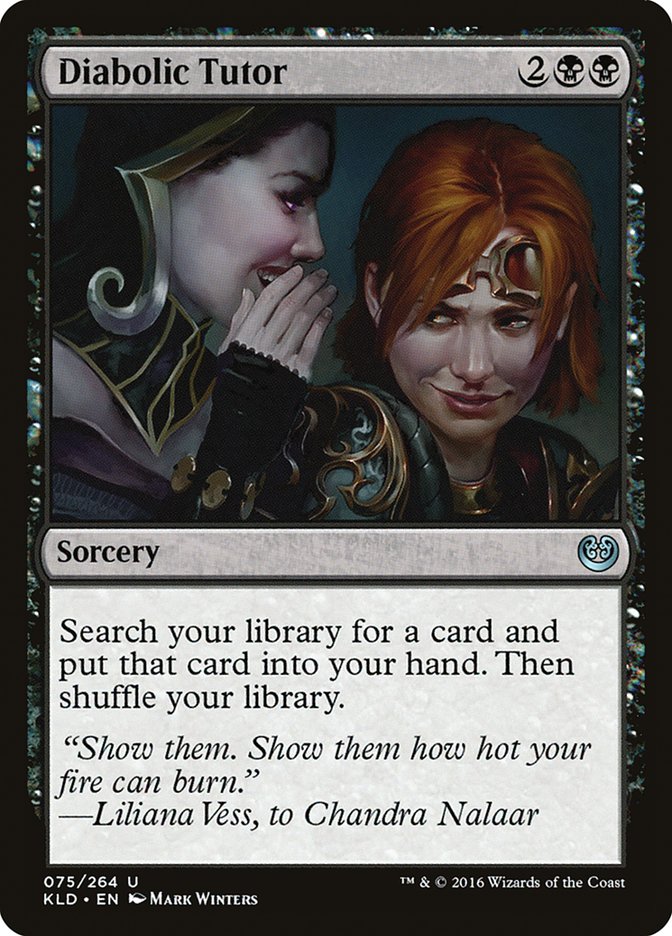 Diabolic Tutor [Kaladesh] | Dragon's Lair Comics and Fantasy Houston TX