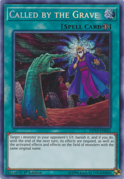 Called by the Grave [MP19-EN043] Prismatic Secret Rare | Dragon's Lair Comics and Fantasy Houston TX