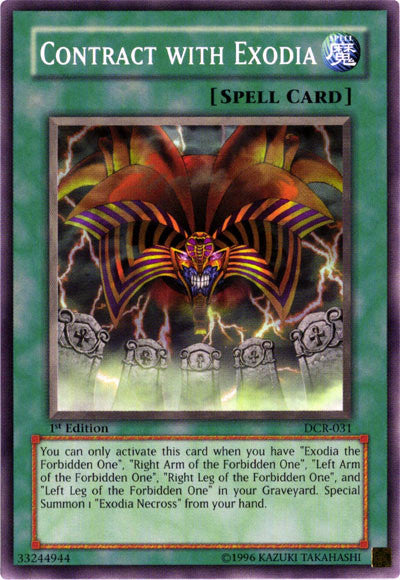 Contract with Exodia [DCR-031] Common | Dragon's Lair Comics and Fantasy Houston TX