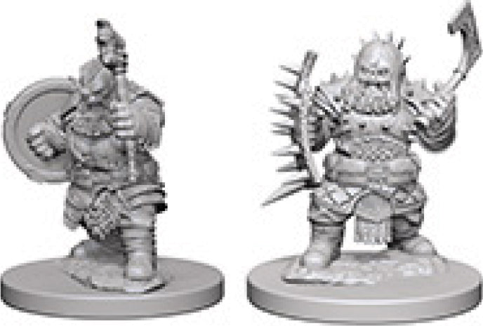 Wizkids Pathfinder Deep Cuts Unpainted Miniatures: W4 Dwarf Male Barbarian | Dragon's Lair Comics and Fantasy Houston TX