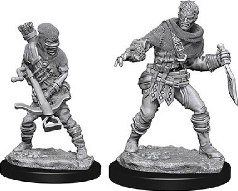 WizKids Deep Cuts Unpainted Miniatures: W4 Bandits | Dragon's Lair Comics and Fantasy Houston TX