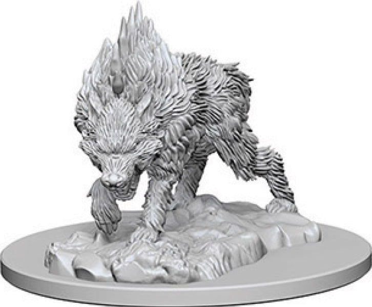 Wizkids Pathfinder Deep Cuts Unpainted Miniatures: W4 Dire Wolf | Dragon's Lair Comics and Fantasy Houston TX