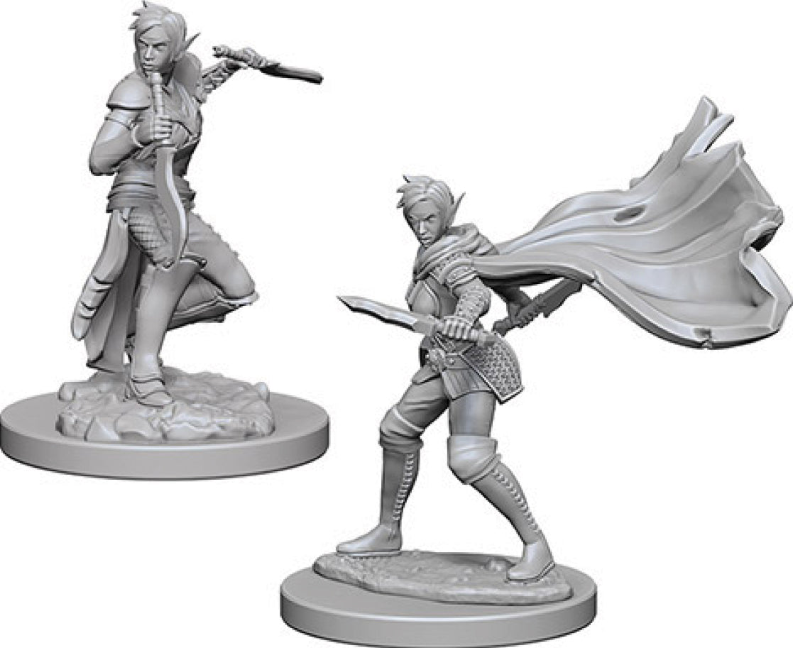 Wizkids Pathfinder Deep Cuts Unpainted Miniatures: W4 Elf Female Rogue | Dragon's Lair Comics and Fantasy Houston TX